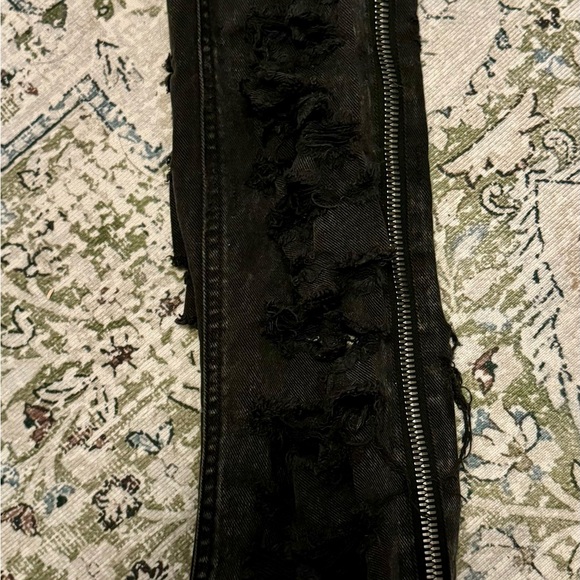 Dolce & Gabanna Distressed Side Zip Jeans - Picture 5 of 9